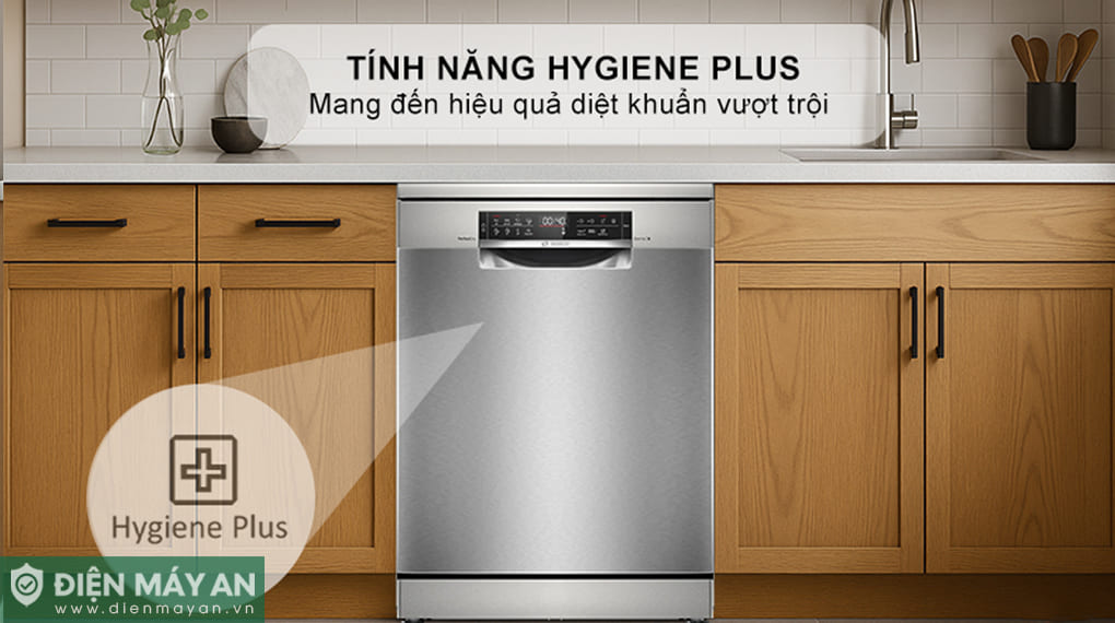 Máy rửa bát độc lập Bosch Serie 6 Sấy Zeolith SMS6ZCI01P